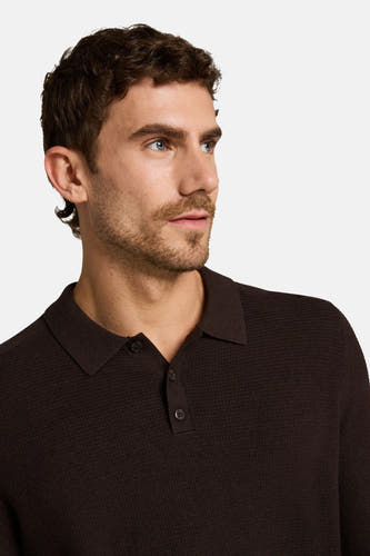 Pull col O brun - TOM TAILOR