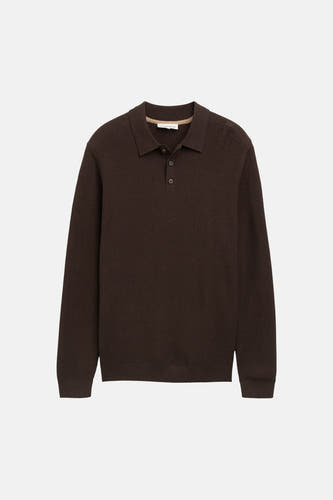 Pull col O brun - TOM TAILOR