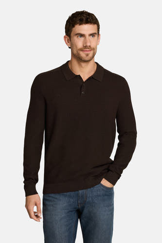 Pull col O brun - TOM TAILOR