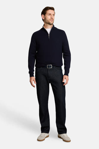 Trui met ronde hals blauw - TOM TAILOR