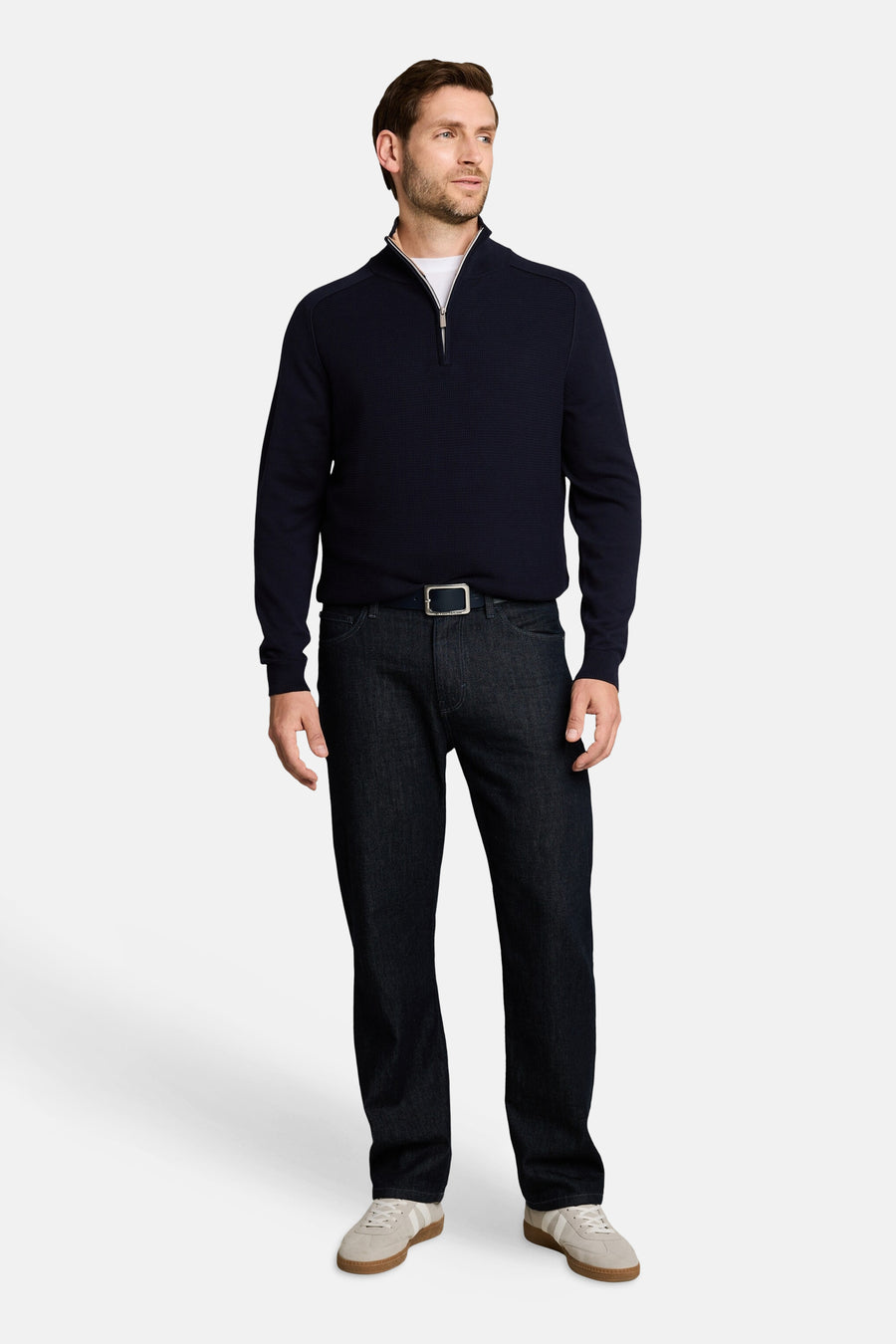 Trui met ronde hals blauw - TOM TAILOR