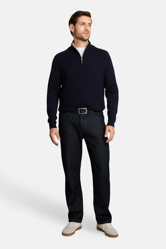 Trui met ronde hals blauw - TOM TAILOR
