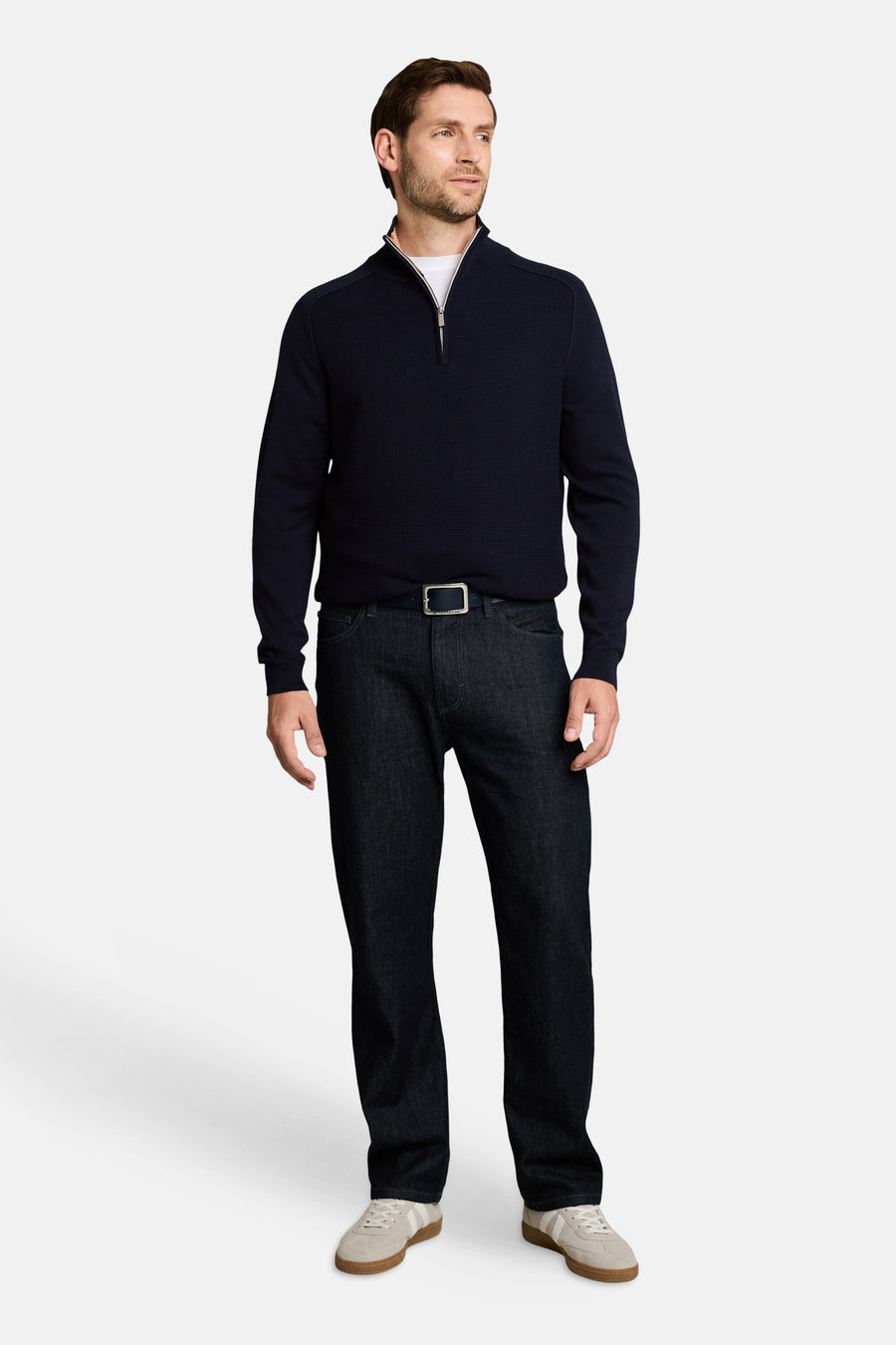 Trui met ronde hals blauw - TOM TAILOR
