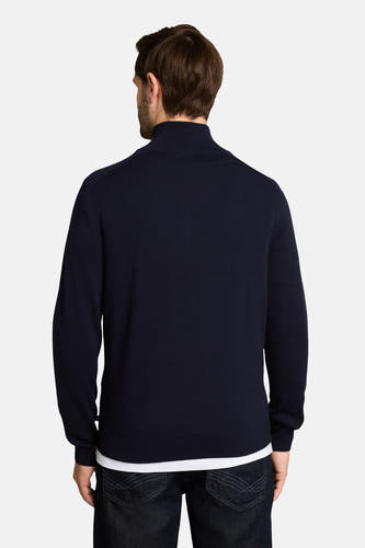 Trui met ronde hals blauw - TOM TAILOR