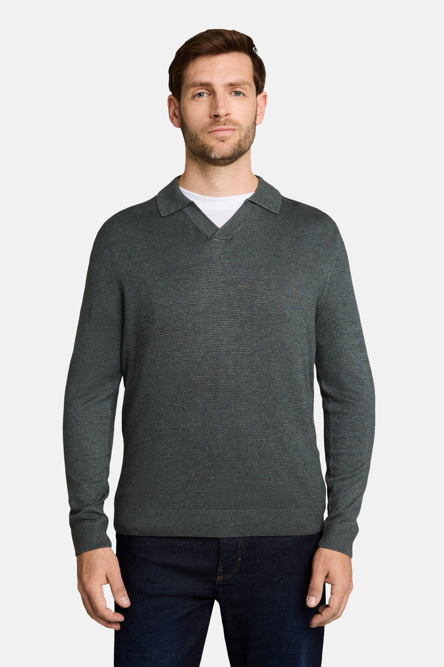 Trui met ronde hals groen - TOM TAILOR