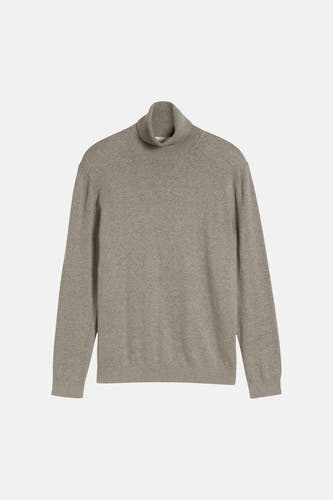 Pull col roulé beige - TOM TAILOR