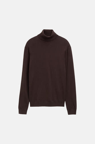 Pull col roulé brun - TOM TAILOR