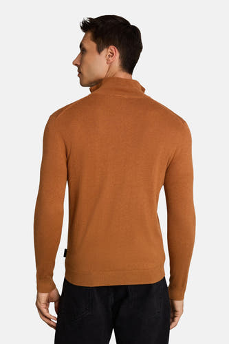 Pull col O - brun