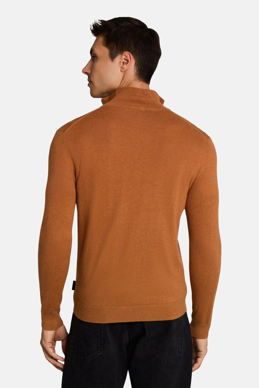 Pull col O - brun