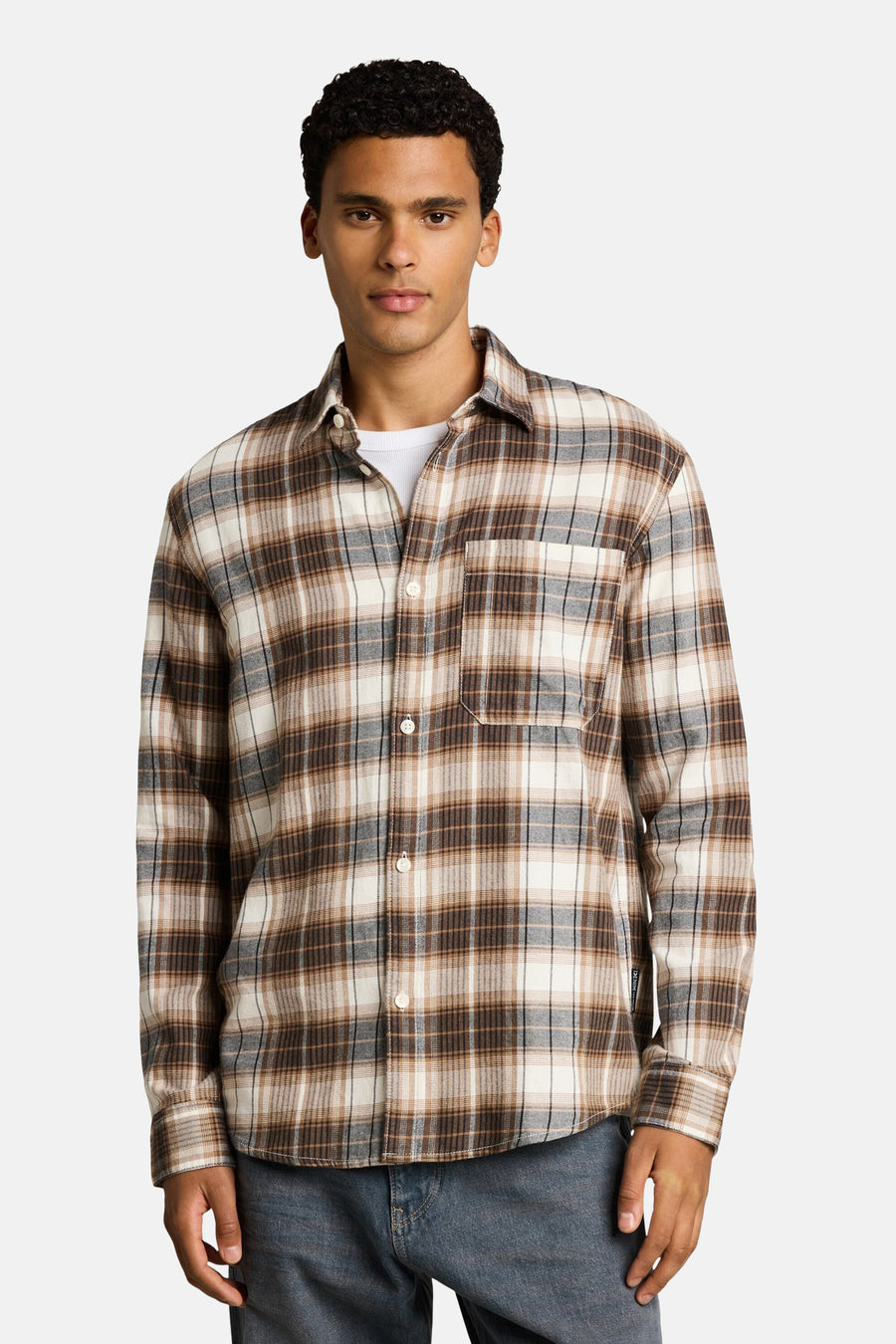 Chemise (manches longues) brun - TOM TAILOR