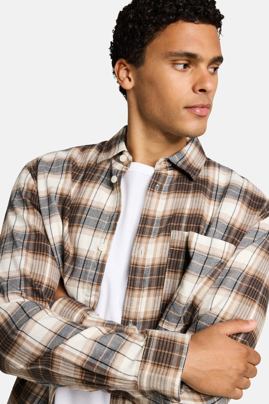 Chemise (manches longues) brun - TOM TAILOR