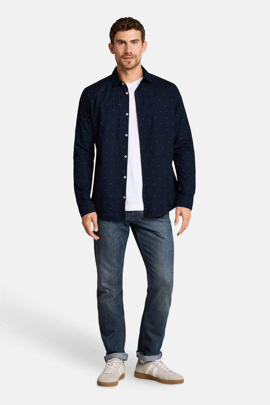Hemd met lange mouwen - blauw