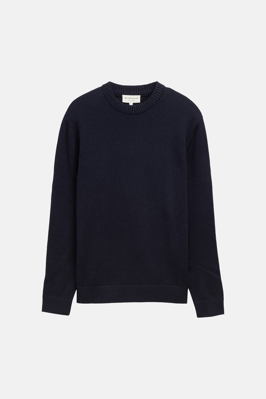 Trui met ronde hals blauw - TOM TAILOR