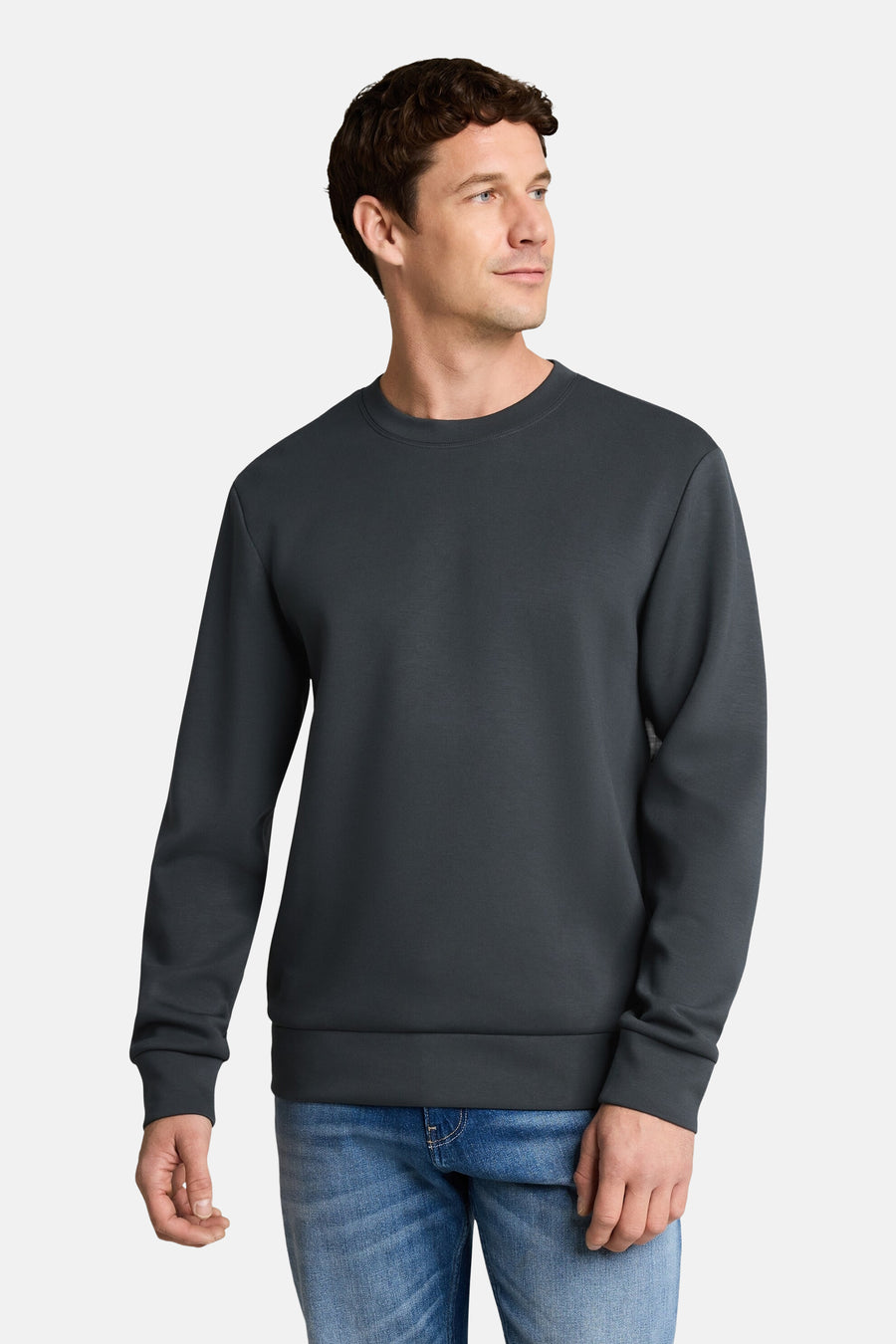Sweater met ronde hals groen - TOM TAILOR