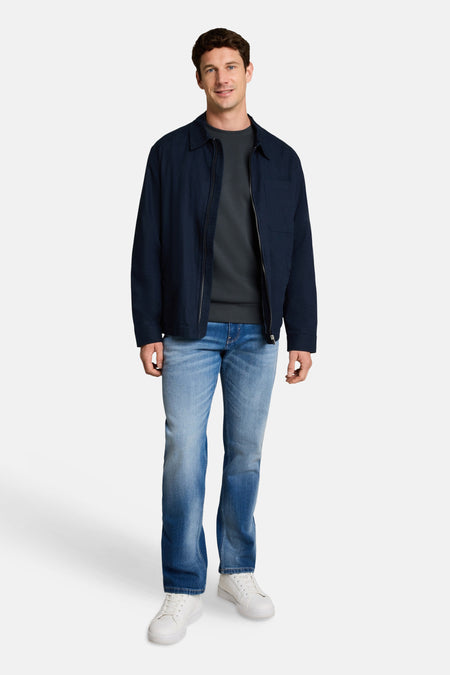 Sweat col O - vert