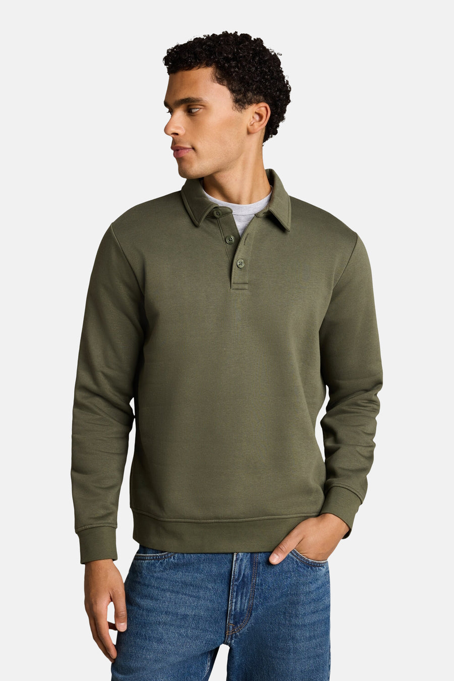 Sweater O-hals - groen