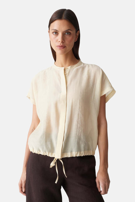 Blouse zonder mouwen - geel