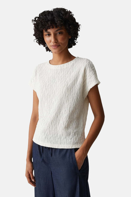T-shirt met korte mouwen - ecru