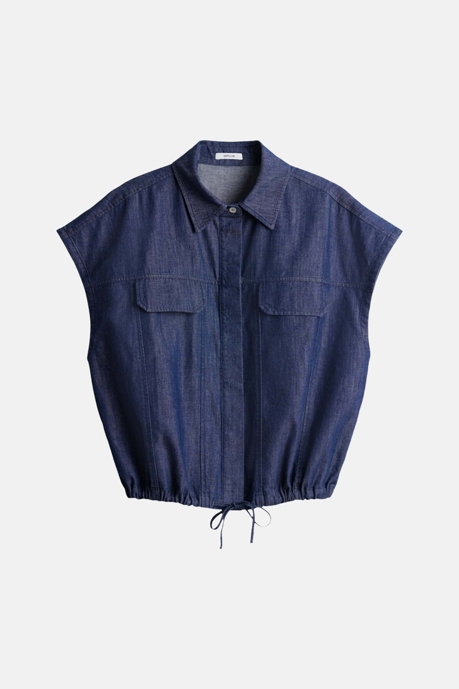 Hemd zonder mouwen - dark blue denim