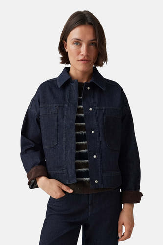 Overshirt - dark blue denim