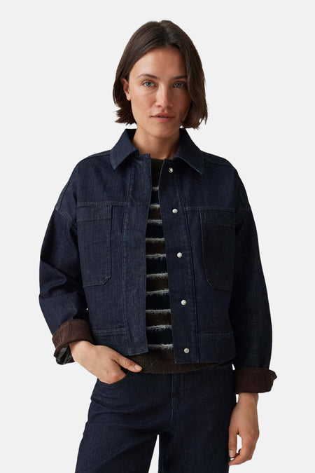 Overshirt - dark blue denim