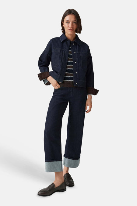 Overshirt - dark blue denim