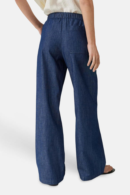 Pantalons mid blue denim - OPUS