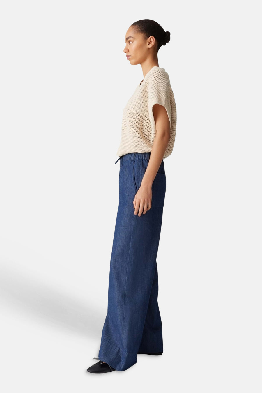 Pantalon - mid blue denim