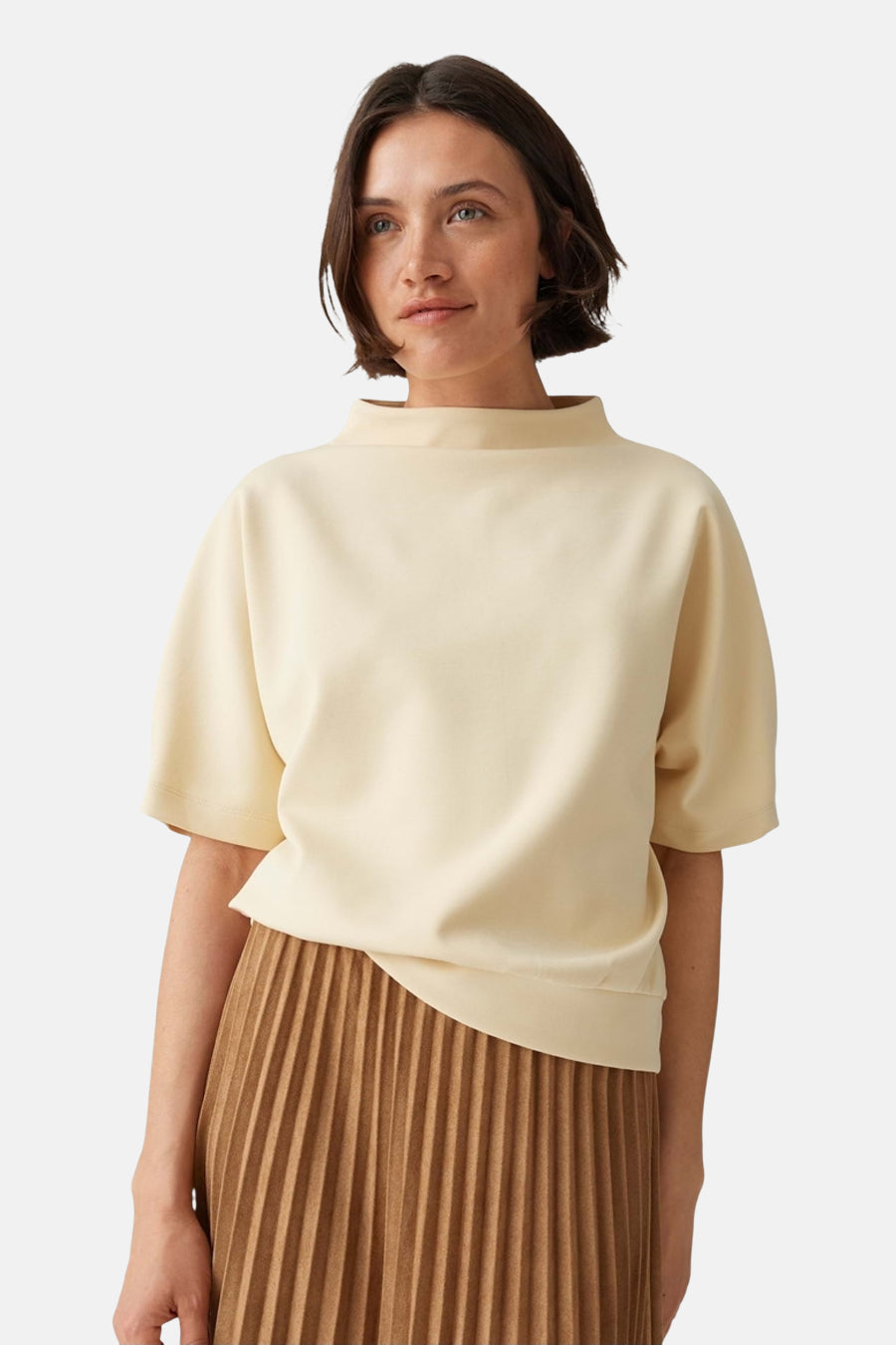 Sweat col O jaune - OPUS