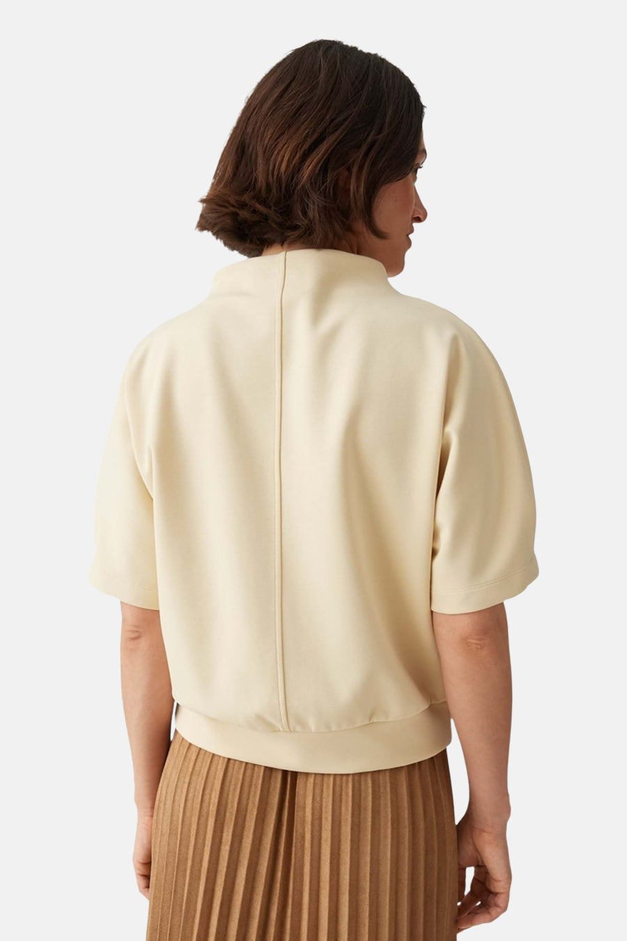 Sweat col O jaune - OPUS