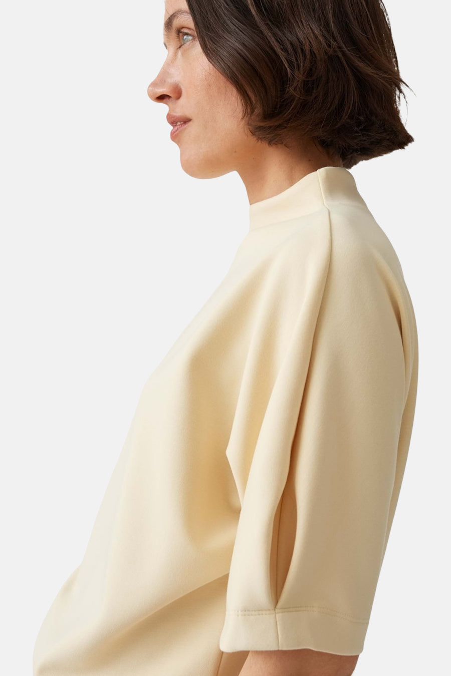 Sweat col O jaune - OPUS