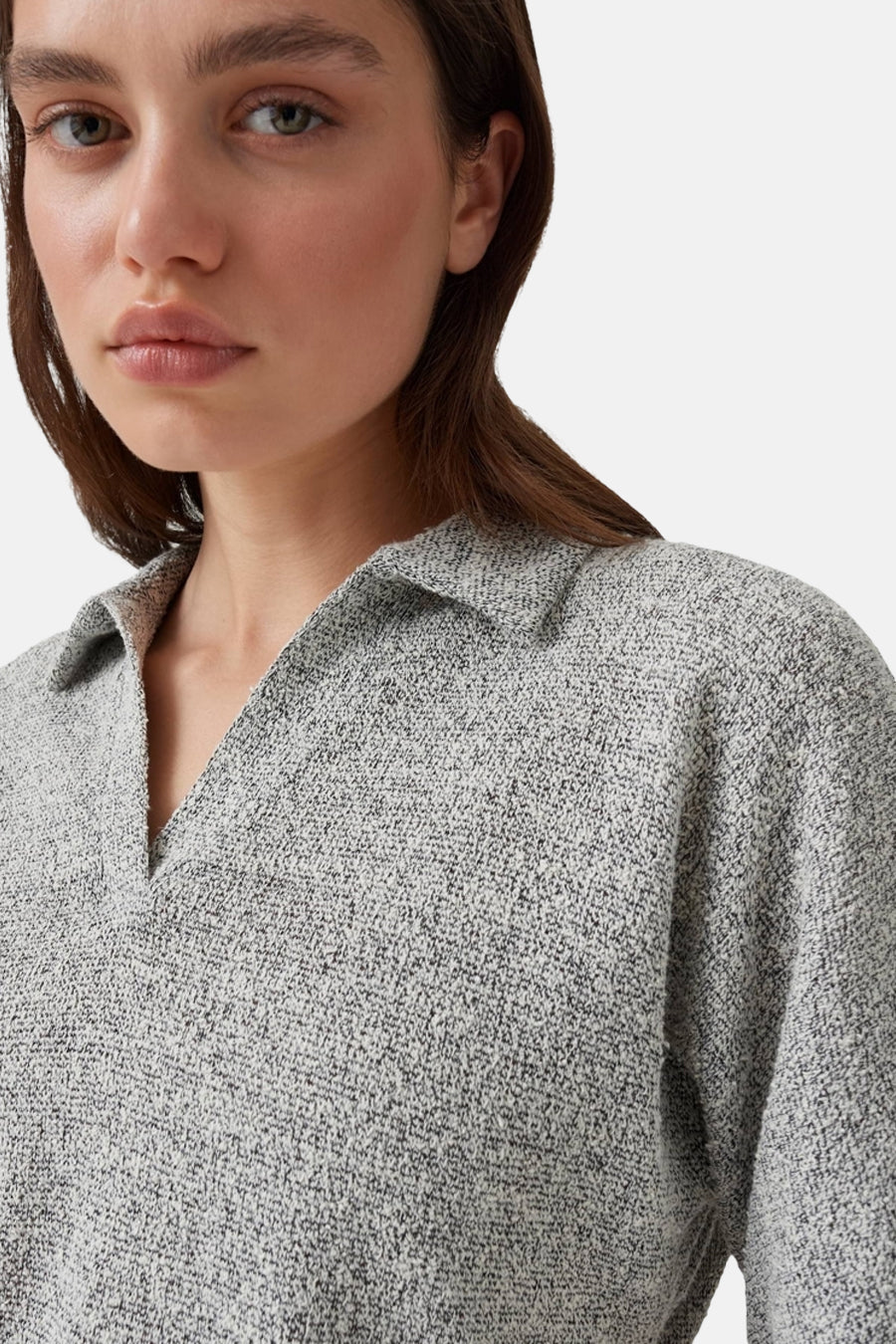 Pull col V - multicolore
