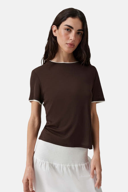 T-shirt met korte mouwen - blauw