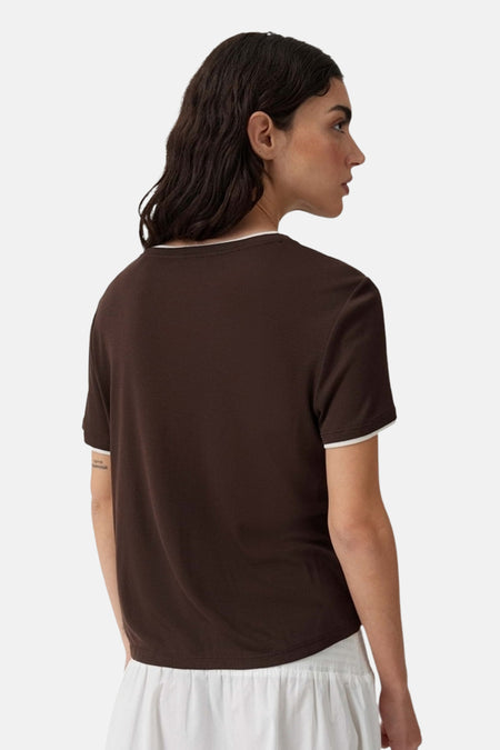Top (korte mouwen) blauw - OPUS