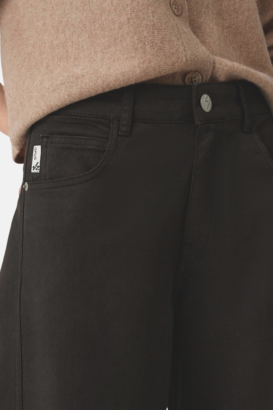 5-pocket broek - bruin