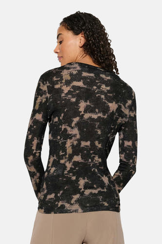 Pull col O noir - OPUS