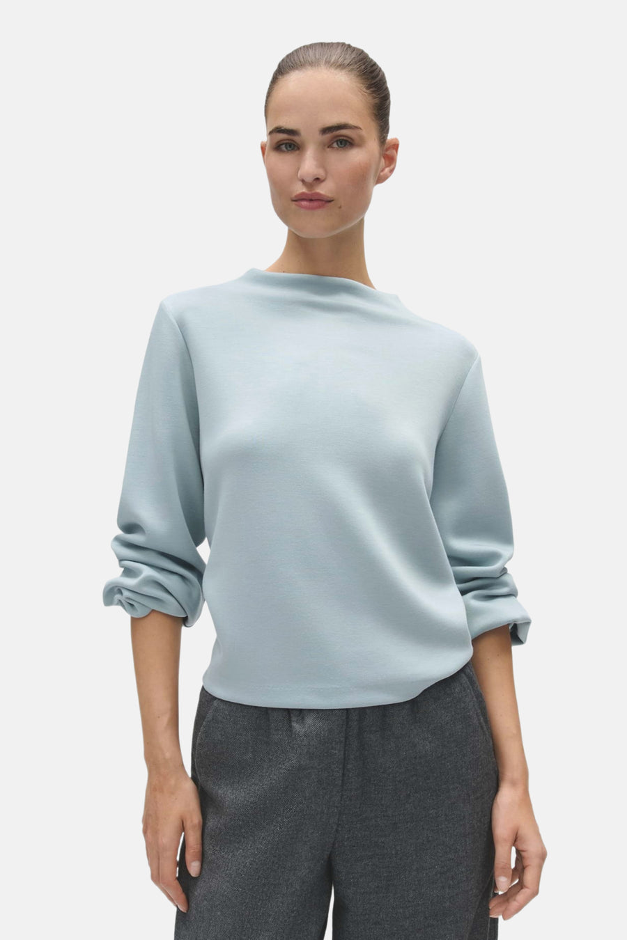 Pull col O bleu - OPUS
