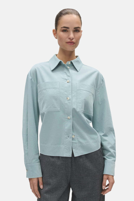 Hemd met lange mouwen - blauw
