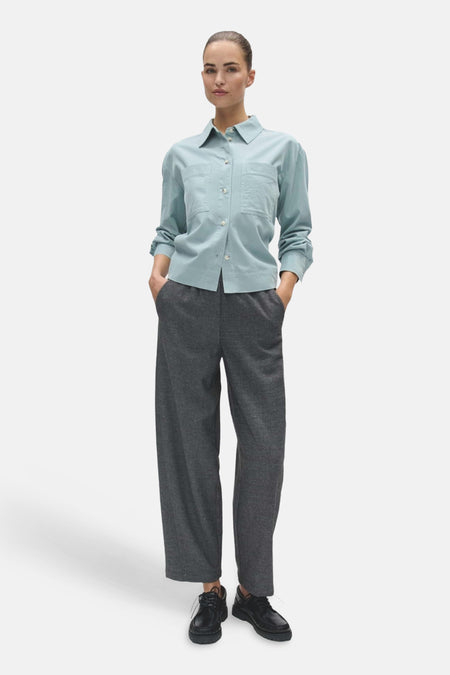 Hemd met lange mouwen - blauw