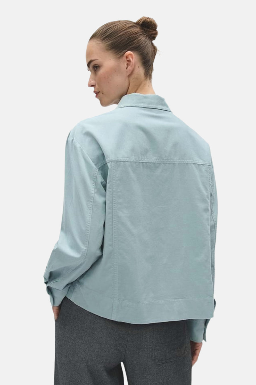 Hemd met lange mouwen - blauw
