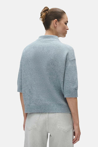 Pull col O bleu - OPUS