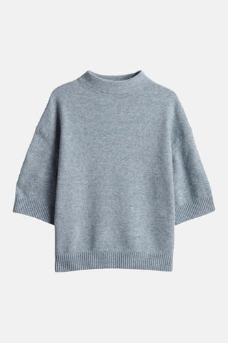 Pull col O bleu - OPUS