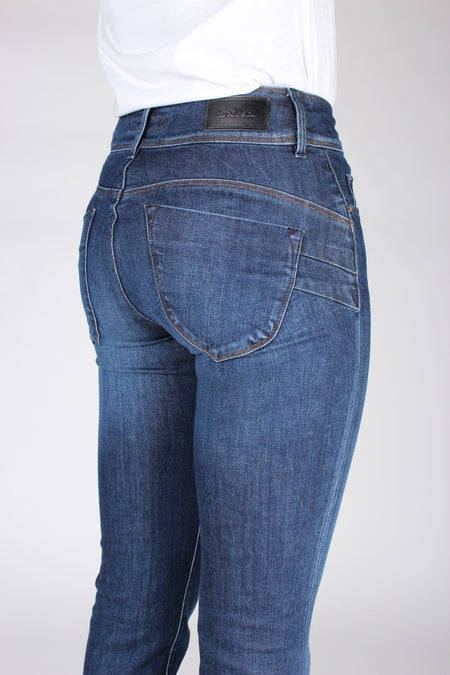 SECRET SLIM - dark blue denim