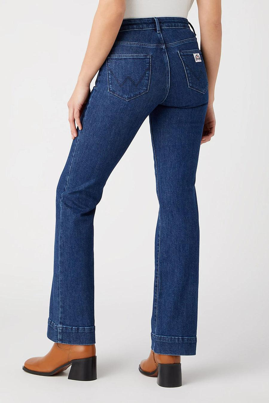Flared jeans - dark blue denim