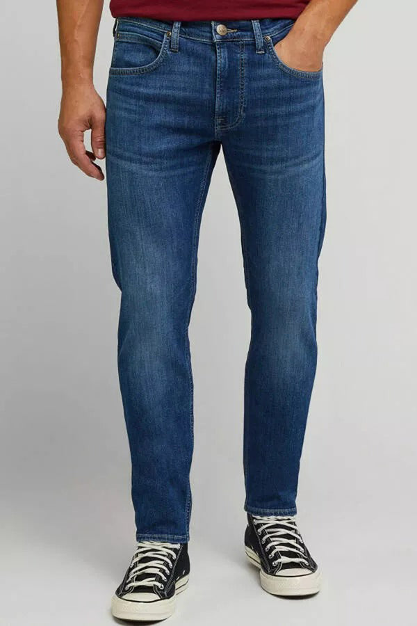 Jeans tapered Mid blue denim - Lee®