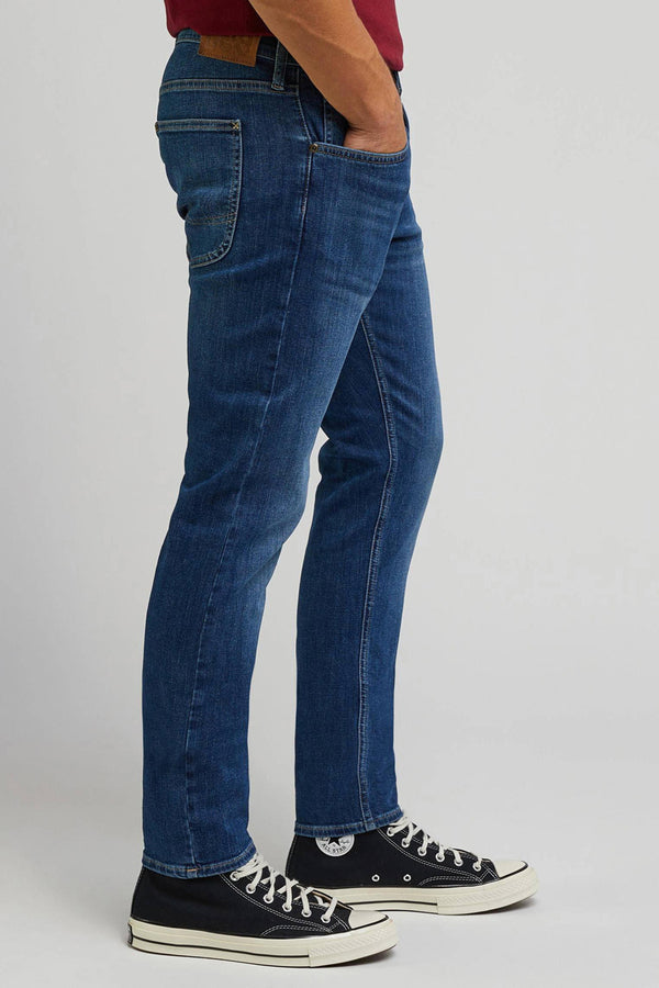 Jeans tapered Mid blue denim - Lee®
