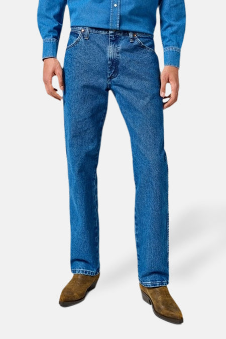 Jeans straight Mid blue denim - Wrangler®
