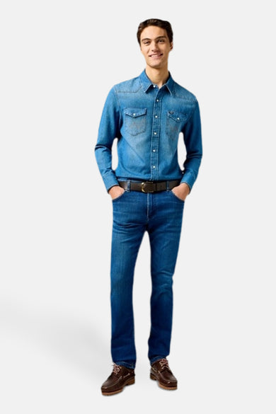 GREENSBORO - dark blue denim