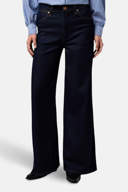 Jeans wide dark blue denim - Wrangler®