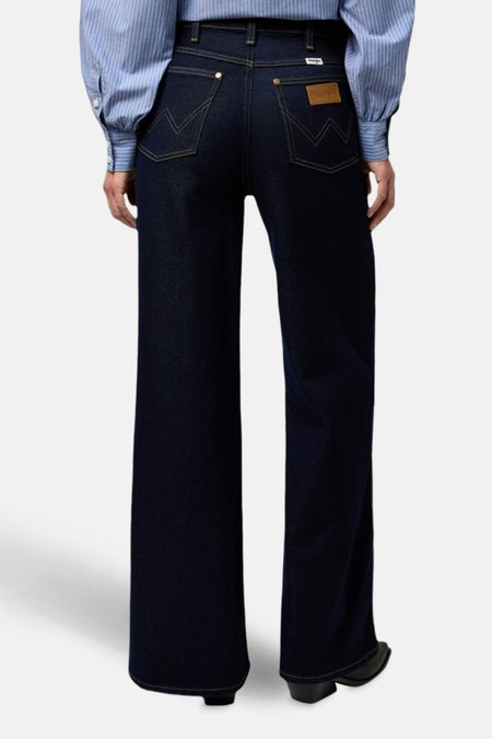 Jeans wide dark blue denim - Wrangler®